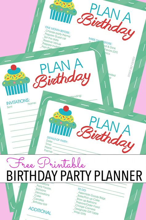 Kids Party Planning Tips for a Stress ... Kids Birthday Party Planner, Easy Kids Party, Birthday Party Checklist, Kids Party Planning, Birthday Party Planner, Party Checklist, Easy Parties, Birthday Party Balloon, Birthday Party Planning