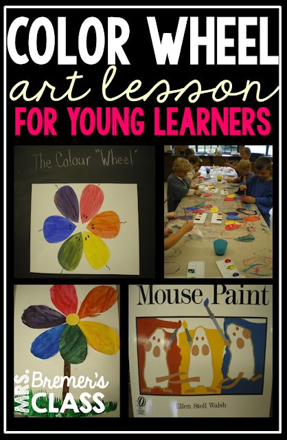 Color Wheel Art Lesson, Art Lesson For Kindergarten, Hands On Learning Kindergarten, Lesson For Kindergarten, Color Wheel Lesson, Color Wheel Art Projects, Color Wheel Projects, Color Art Lessons, Colorful Art Projects