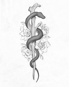 Rod Of Asclepius Tattoo Feminine, Healthcare Tattoo, Staff Of Asclepius, Caduceus Tattoo, Geometric Tattoo Sleeve Designs, Rod Of Asclepius, Medical Tattoo, Nurse Tattoo, Surreal Tattoo