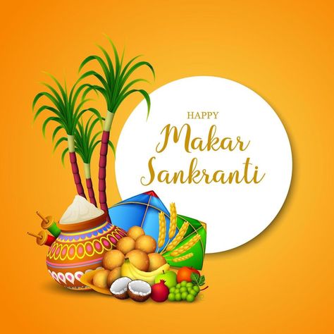 Happy Makar Sankranti greeting card Sankranti Greeting Cards, Sankranti Greetings, Makar Sankranti Greetings, Happy Sankranti, Year Wallpaper, Happy New Year Wallpaper, Happy Makar Sankranti, Diwali Wishes, New Year Wallpaper