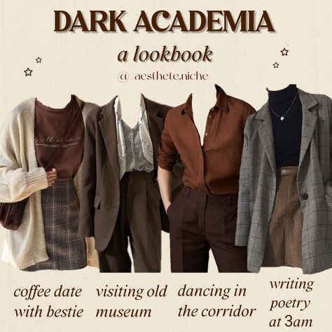 Dark Academia Fonts, Library Date Outfit, Date Activity, Library Date, Academia Aesthetic Outfit, Dark Academia Outfits, Dark Academia Outfit, Dark Academia Style, Dark Academy