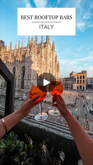 283K views · 24K reactions | 6 bucket-list rooftop bars in Italy ⬇️

📍 Nessun Dorma, Cinque Terre @nessundormacinqueterre 
📍 Bar Longhi, Venice @thegrittipalace (not technically a rooftop but a deck!)
📍 Franco’s Bar, Positano @francosbar 
📍 The View Trevi @fontanahotelroma 
📍 Terrazza Aperol, Milan @terrazzaaperol.milano 
📍 Capri Rooftop, Capri @caprirooftop 

#rooftopbar #italy #travelguide #travelbucketlist #traveldestination #italytravel #rooftop Italy travel guide, travel inspo, travel destinations, Italy rooftop bar | Sam McClendon | sevgiyledekor · Original audio Tipping In Italy, Nessun Dorma, Visiting Italy, Cruise 2023, Magical Adventure, Rooftop Bars, Italy Trip, Italy Travel Guide, Europe Trip