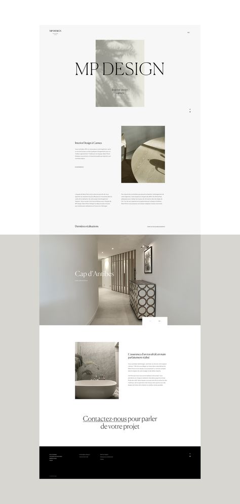 Simple and elegant website design with soft sophisticated details. Elegant Website Design, Feminine Website Design, 포트폴리오 레이아웃, Interior Design Website, Simple Website, Website Design Layout, Modern Website, Newsletter Design, Web Design Trends