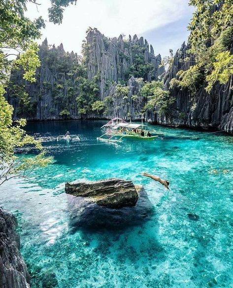 Twin Lagoon Coron Palawan Coron Island, Countries To Visit, Philippines Travel, Coron, Destination Voyage, Island Hopping, Palawan, Vacation Places, Alam Yang Indah