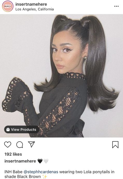 Preppy Ponytail, Swoop Ponytail, Ariana Grande Ponytail, Pigtails Hair, High Pigtails, Clip In Hair Pieces, Human Hair Pieces, Double Ponytail, Ponytail Hairstyles Easy