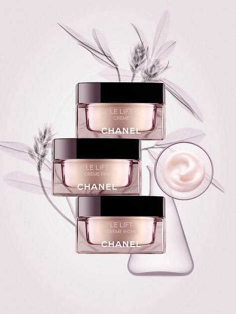 Chanel Skincare, Beauty Advertising, Oily Skin Care Routine, Luxury Cosmetics, Beauty Photoshoot, Perfect Skin Care Routine, Luminous Skin, Moisturizing Serum, Skin Care Cream