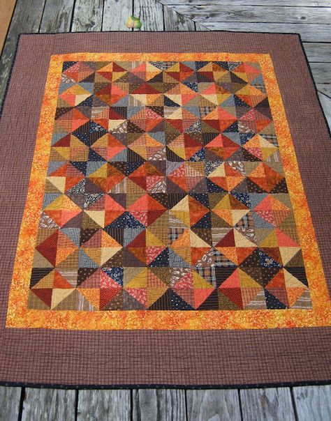 Fall Quilt Patterns, Scrappy Quilt Patterns, Charm Packs, Half Square Triangle Quilts, Easy Quilt, Scrap Quilt Patterns, Basic Skills, Quilt Festival, Fall Quilts