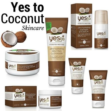 New Yes To Coconut Skincare for Spring 2016 | http://www.musingsofamuse.com/2016/01/new-yes-to-coconut-skincare-for-spring-2016.html Coconut Skin Care, Small Pimples, Natural Hair Mask, Anti Aging Oils, Hydrating Cleanser, Baking Soda Uses, A Muse, Best Anti Aging, Younger Looking Skin