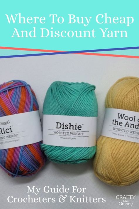 Where To Buy Yarn, Yarn Guide, Cheap Yarn, Crochet Stitches For Blankets, Worsted Weight, Trendy Hairstyles, Crochet Yarn, Wool Yarn, How To Find