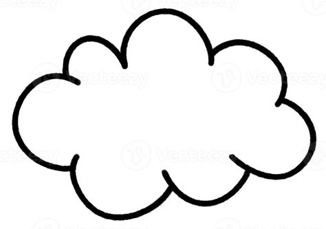 Cloud Line Art, Doodle Line Art, Cloud Cartoon, Cloud Icon, Cloud Vector, The Cloud, Free Png, Line Art, Royalty