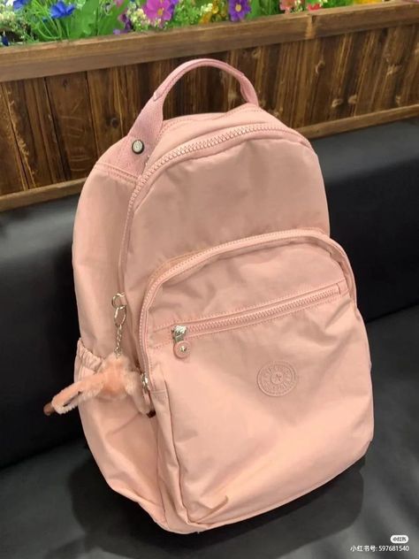 Rosado Aesthetic, Kipling Backpack, School Suplies, Workplace Culture, Mochila Grande, Stylish School Bags, School Bag Essentials, Aesthetic Backpack, Accessoires Iphone