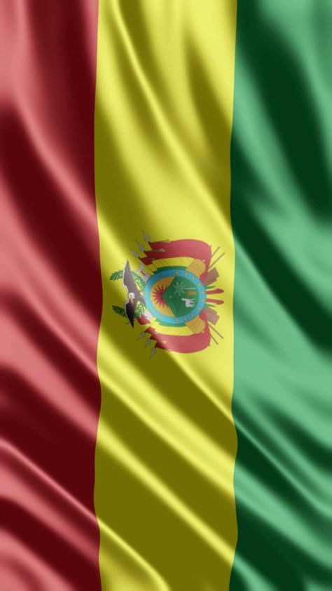 Flag Of Bolivia, Bolivia Flag, Waving Flag, Germany Flag, Landlocked Country, Free Stock Video, Free Videos, Bolivia, Stock Video