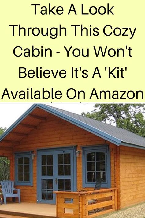 Shed Camping Cabin, Build A Cabin On A Budget, Pre Fab Cabins, Small Guest Cabin Ideas, One Room Cabin Layout, Small Cabins On A Budget Rustic, Diy Cabins On A Budget, Guest Cabin Ideas, Cottage Cabin Interior