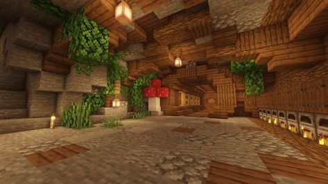 Elven Minecraft, Houses Cottagecore, Minecraft Storage Room, Picture Hairstyles, Minecraft Storage, Houses Blueprints, Minecraft Underground, Passport Picture, Houses Modern