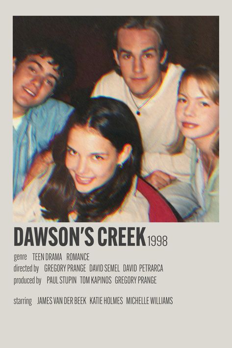 Dawson's Creek Aesthetic, Dowson Creek, The Oc Show, Dawsons Creek Pacey, Kerr Smith, 80s Aesthetic Wallpaper, Joey Potter, Minimalistic Poster, Dawson's Creek