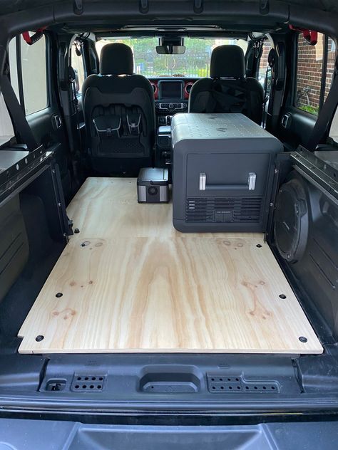 Jeep Roll Cage Ideas, Jeep Hard Top Storage Ideas, Jeep Wrangler Air Mattress, Jeep Hardtop Storage, Rural Carrier, Jeep Jku Diy Rear Storage, Jeep Jku, Jeep Interiors, Camper Shells