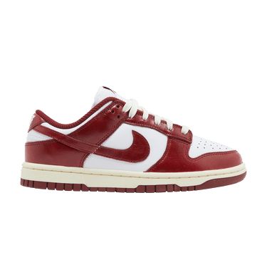 Wmns Dunk Low Premium 'Vintage Red' - FJ4555 100 Dunks Red, Womens Red Shoes, Timeless Shoes, Team Red, Adidas Adilette, Sneaker Stores, Nike Dunk High, Shoe Display, Nike Shox