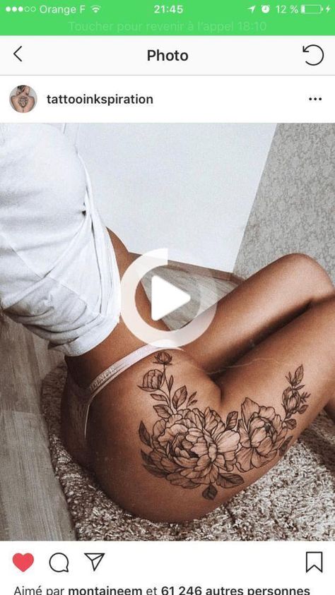 #piercing #piercing #cadera Source par Sitedetailleplus #thightattoos #tattooideas Side Thigh Tattoos, Floral Thigh Tattoos, Flower Thigh Tattoos, Hip Thigh Tattoos, Hip Tattoos Women, Leg Tattoos Women, Pretty Tattoos For Women, Thigh Tattoos Women, Cute Tattoos For Women