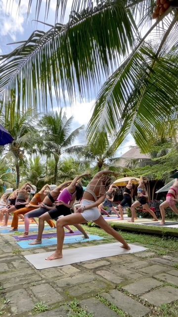 Getting In Tune With Yourself, Bali Yoga Aesthetic, Surfing In Bali, Bali Yoga Teacher Training, Yoga Teacher Training Aesthetic, Bali Volunteering, Yogic Food, Yoga In Bali, Green School Bali