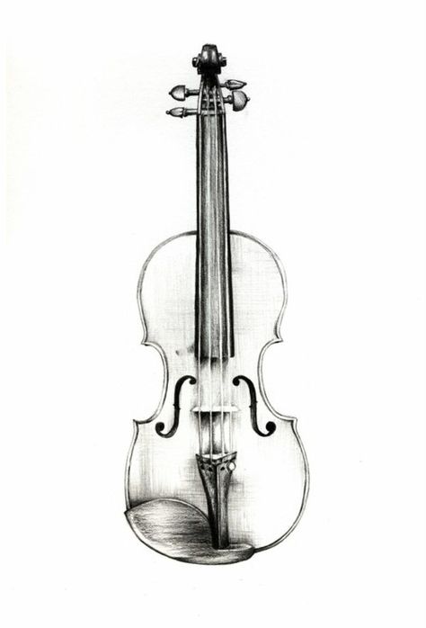 Violin Violin Drawing, Violin Tattoo, Violin Art, Musical Gift, Music Drawings, Arte Sketchbook, Art Appreciation, Art Plastique, Pencil Art