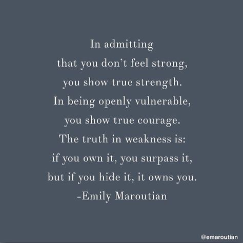 Acknowledging a weaknesses turns it into something beneficial and valuable. It’s your growth point. It’s how you’ll measure your progress.… Even If Your Voice Shakes Quote, Speak Even If Your Voice Shakes, Speak The Truth Even If You Voice Shakes, Even If Your Voice Shakes, Unspoken Words, Self Healing Quotes, Different Quotes, Strong Women Quotes, Inspirational Prayers