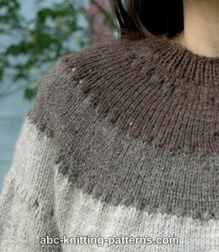 ABC Knitting Patterns - Seamless Round Yoke Fisherman's Cardigan Knitting Patterns Free Sweater, Poncho Knitting Patterns, Knit Cardigan Pattern, Knit Vest Pattern, Cowl Knitting Pattern, Knitting Patterns Free Cardigans, Crochet Blog, Knitted Poncho, Sweater Knitting Patterns