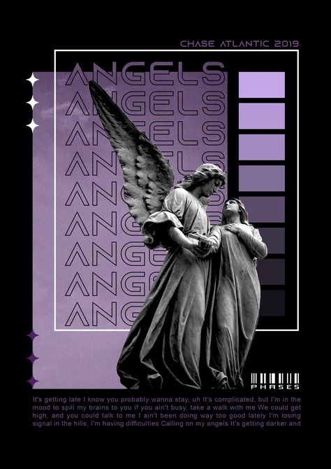 Angels Chase Atlantic, Chase Atlantic Poster, Brutalism Poster, Joel Kinnaman, Chase Atlantic, Creative Profile Picture, Poster Room, Brutalism, Room Posters