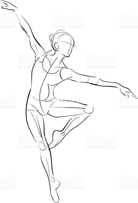 Ballet Figure Sketch, Ballet Dancer Pose Reference, Dancer Figure Drawing, Ballet Drawing Reference, Dance Figure Drawing, Ballerina Poses Drawing, Dancing Figure Drawing, Ballerina Drawing Poses, Dancer Pose Reference