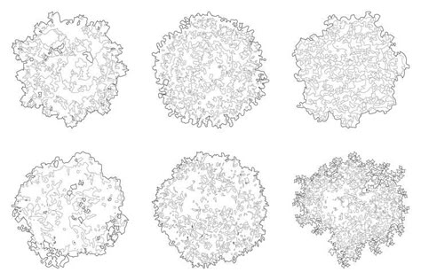 Top view Urban Spaces Design, Trees Top View, Tree Photoshop, Tree Diagram, Illustration Architecture, Tree Plan, Tree Textures, Plans Architecture, Landscape Elements