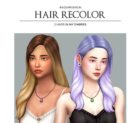 @grimcookies‘s Vicki Hair & @aharris00britney‘s Havana Hair - recolored in my ombres do not claim as your own requires the mesh 1 // 2 7 of my ombre colors: 💡download💡 Sims 4 Cc Maxis Match Hair Recolor, Sims 4 Ombre Hair, Havana Hair, Aquarius Sun, Sims Stories, Sims 4 Mm Cc, Sims 4 Mm, On Hiatus, Sims Hair