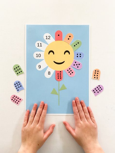 Worksheet Math, Worksheet For Preschool, Cardboard Crafts Kids, Instagram Number, Fun Math Activities, Kindergarten Learning Activities, Preschool Art Activities, Aktivitas Montessori, Kindergarten Math Worksheets