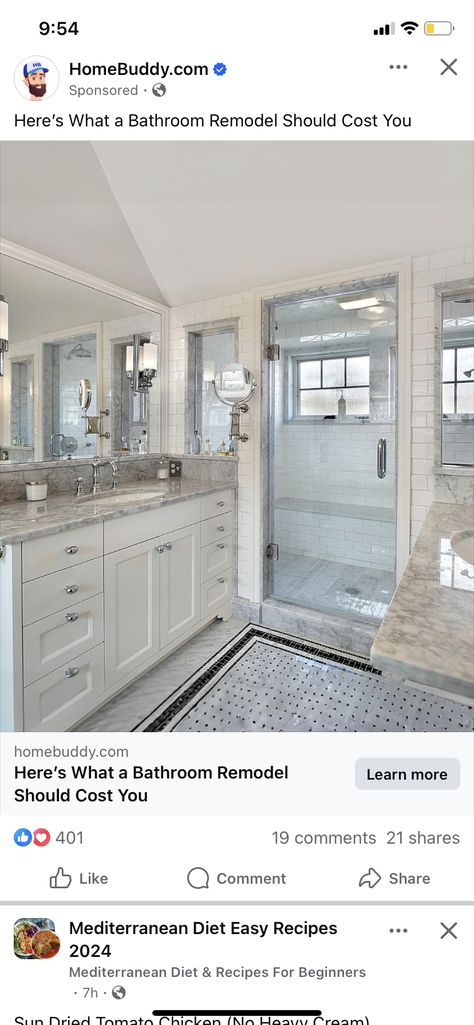 Before And After Renovation, House Bathrooms, Bath Ideas, Updating House, Beautiful Bathrooms, Bathroom Styling, Bathroom Makeover, Bathroom Renovation, Master Bath