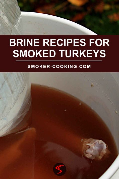 You'll enjoy great tasting, juicy turkey when you first brine the bird. With these five turkey brine recipes you have options, from basic to bold! Turkey Brine Recipes For Smoked Turkey, Spicy Turkey Brine, Smoked Turkey Brine Recipes Best, Brine Recipes For Turkey, Brine For Turkey Recipes, Turkey Brine For Smoked Turkey, Smoked Turkey Recipes Brine, Smoked Turkey Breast Brine, Turkey Brines