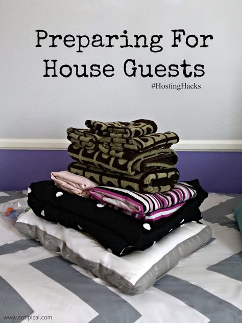 Preparing for house guests can be overwhelming, but with some thought and preparation, it can be so simple! Hosting Hacks, House Guests, Making Life Easier, Organization Hacks, Storage And Organization, Home Decor Inspiration, Guest House, Declutter, Cleaning Hacks