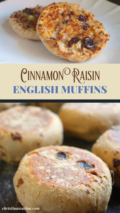 Cinnamon Raisin English Muffins, Sweet Potato Pizza Crust, Gluten Free English Muffins, Easy Keto Bread Recipe, Raisin Muffins, English Muffin Bread, Keto Bread Recipe, Keto Friendly Bread, English Muffin Recipes