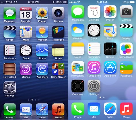 #iOS #Skeuomorphism vs Flat #Design #realism #flatdesign Jailbreak Iphone, Multimedia Design, Error 403, Note Reminder, Iphone Repair, Phone Inspiration, Iphone App Layout, Ios 7, Phone Hacks