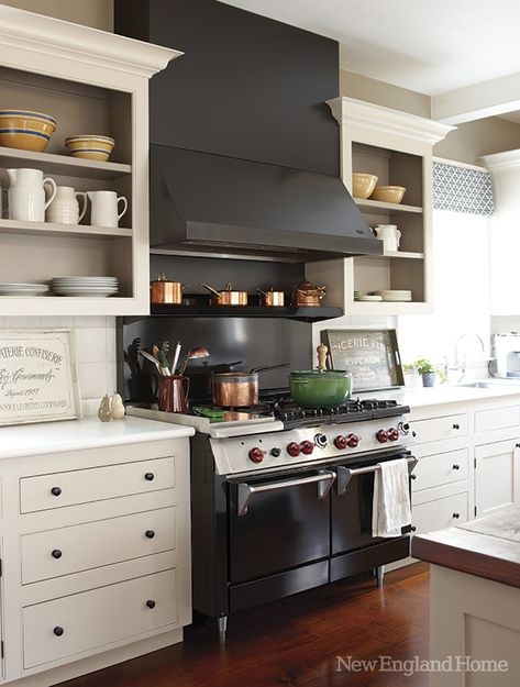 Favorite Things Friday - Liz Marie Blog Black And White Backsplash, Backsplash Herringbone, Cabinets Painted, Open Cabinets, White Backsplash, Kitchen Hoods, White Marble Countertops, Interior Painting, Painting Kitchen Cabinets