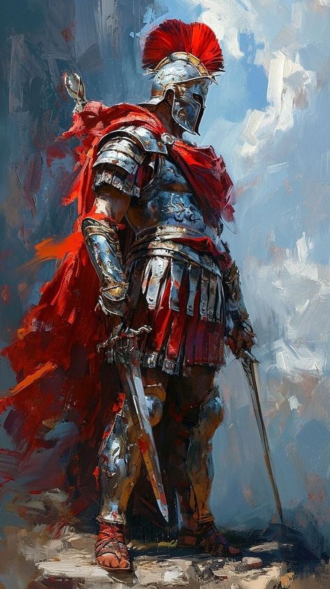 Spartan Soldier, Knight In Armor, Roman Centurion, Warriors Wallpaper, Greek Warrior, Dark Fantasy Artwork, Gravity Falls Art, Animal Portraits Art, Historical Painting