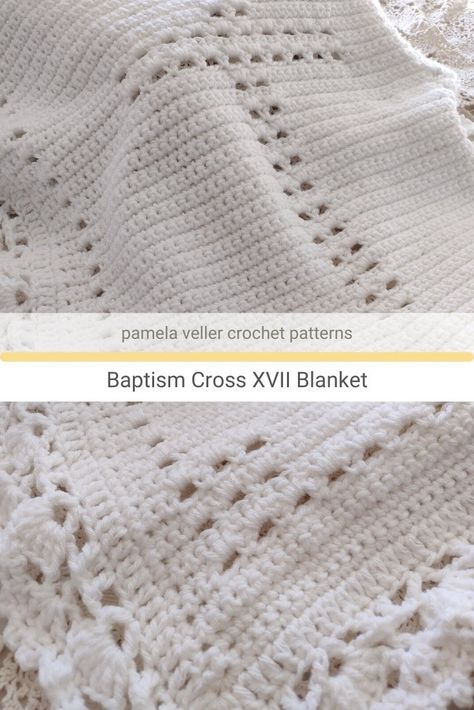 Baptismal Blanket Crochet Pattern, Crochet Cross Blanket, Crochet Christening Blanket, Cross Blanket, Christening Blanket, Baby Blessing, Baby Afghan Crochet, Baby Baptism, Crochet For Boys