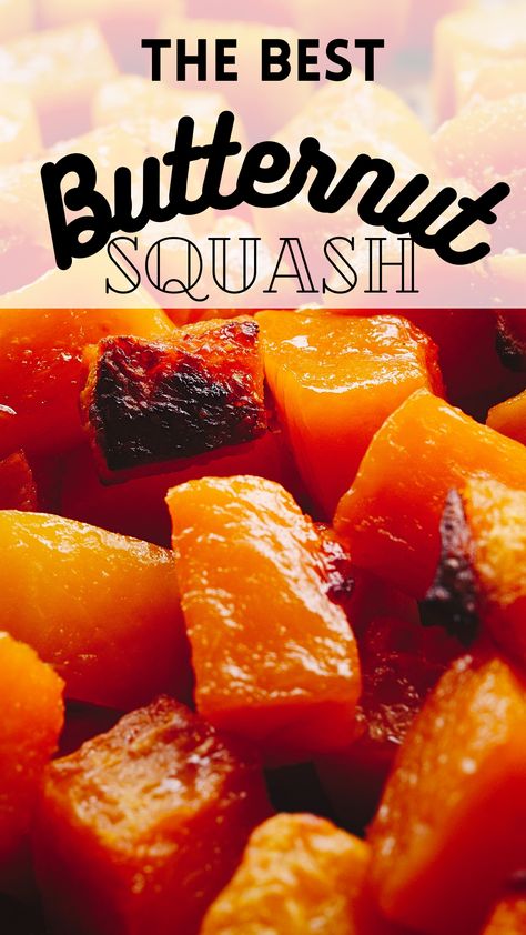 This maple butternut squash recipe is so perfect for fall... It's a little sweet and so satisfying! You only need 3 ingredients! And it only takes about 20 minutes of hands on time. (plus an hour to roast) Maple Butternut Squash, Best Butternut Squash Recipe, Butternut Squash Recipes Roasted, Fresh Ham, Butternut Squash Recipe, Smoked Pork Shoulder, Loaded Potato Soup, Butternut Squash Recipes Soup, Squash Soup Recipe