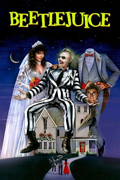 Les Goonies, Halloween Parejas, Best Halloween Movies, Beetlejuice Movie, Danny Elfman, Beetlejuice Beetlejuice, Tim Burton Films, Tim Burton Movie, Kim Basinger