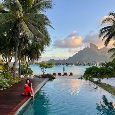 Top Three Best Luxury Hotels in Bora Bora — JETSET & TRAVEL St Regis Bora Bora, Bora Bora Hotels, Trip To Bora Bora, Four Seasons Bora Bora, Bora Bora Resorts, Overwater Bungalows, Garden Villa, Villa With Private Pool, St Regis