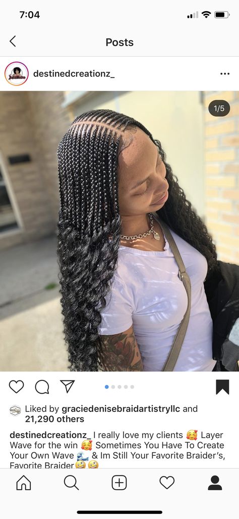 Feed In Braids Hairstyles, African Hair Braiding Styles, Afrikaanse Mode, Braids Hairstyles Pictures, Frontal Hairstyles, Braids With Curls, Girls Hairstyles Braids, Natural Hair Braids, Cornrow Hairstyles