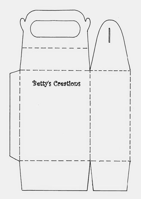 Paper Bag Template, Free Printable Patterns, Template Free Printable, Bag Template, Loot Bags, Templates Printable Free, Box Template, Printable Patterns, Baby Birthday