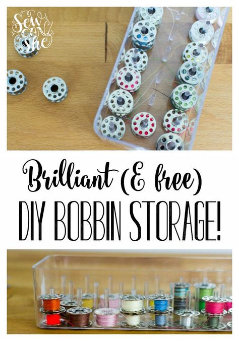 Bobbin Storage, Sewing Projects Free, Sewing Storage, Storage Kids Room, Sewing Room Organization, Memory Crafts, Craft Room Storage, Sewing Rooms, Sewing Organization