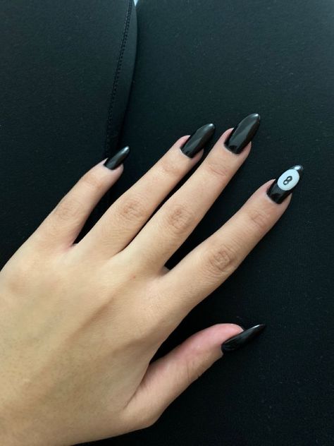 Edgy Nails Grunge, 8ball Nails, Nails Edgy, Nails Grunge, City Nails, Queen Nails, Nails Pretty, Edgy Nails, Racun Shopee