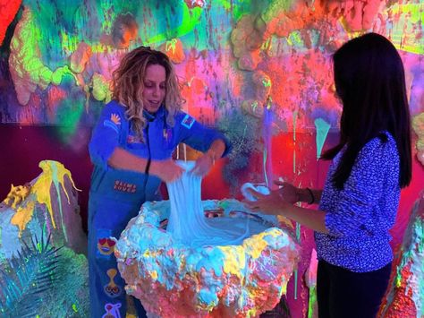 NYC's Pop-Ups & Interactive Museums. #cloudslime #slimedrizzle #drizzle #slimedrizzling #satisfying #slime #slimes #slimer #slimeasmr #asmr #visualasmr #asmrslime #metallicslime #clearslime #clickyslime #slimepopping #pop #slimepops #slimeplay #slimesounds #slime #stressrelief #anxietyrelief #mindfulness #relaxing #clearslime #floam #floamslime Slime Museum Nyc, Snoop Slimes Tiktok, Slime Snoop Slimes, Metallic Slime, Yellow Slime, Snoop Slimes Shop, New York Museum Of Ice Cream, Types Of Slime, Jelly Slime