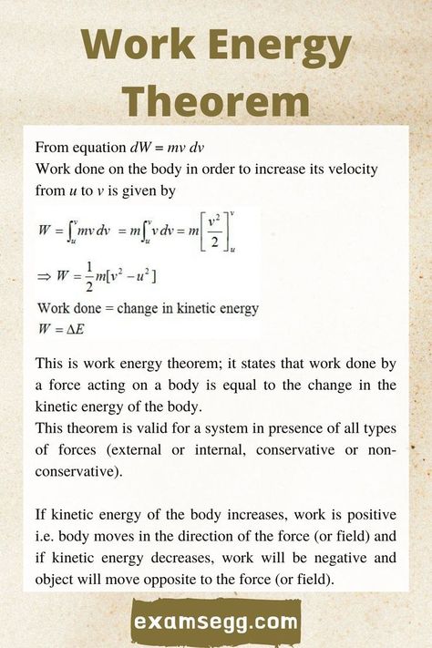 Work Energy Theorem Physics Tricks, Work Energy And Power, Power Formula, Potential Energy, Kinetic Energy, Energy Work, Multiple Choice, Problem And Solution, Physics