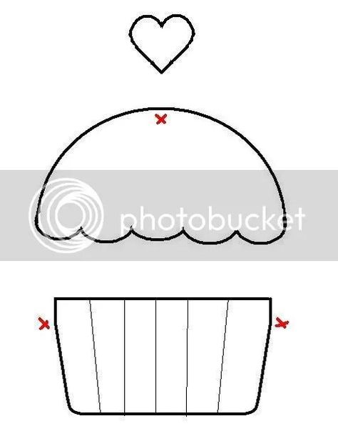 how to make a simple cupcake applique | Bored and Crafty Cupcake Applique, Computer Illustration, Free Applique Patterns, Easy Cupcakes, Applique Pattern, Applique Patterns, The Last Time, Baby Stuff, Free Pattern