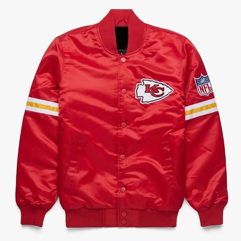 #NFLStyle
#FootballFashion
#GridironGear
#NFLThreads
#TouchdownStyle
#GameDayReady
#PigskinFashion
#NFLApparel
#FootballSwag   #eBay #eBayStore #eBaySeller #NFL #Jacket #KansasCityChiefs #Football #Red #RegularSeason #Craftmenking #FelixAnudikeUzomah Chiefs Jacket, Varsity Jacket Embroidery, Custom Varsity Jackets, Racing Jackets, Varsity Letterman Jackets, Motorcycle Suit, Nfl Kansas City Chiefs, Baseball Varsity Jacket, Satin Jacket